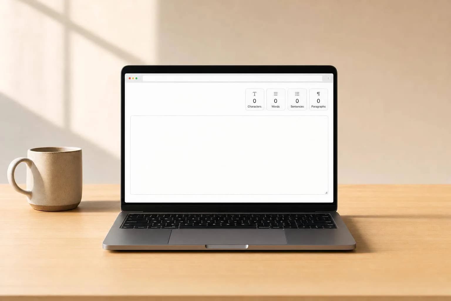 Compteur de caractères pour les mots et les phrases