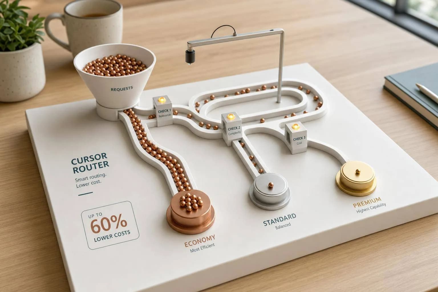 Cursor Router : réduire de 60 % les coûts des modèles IA
