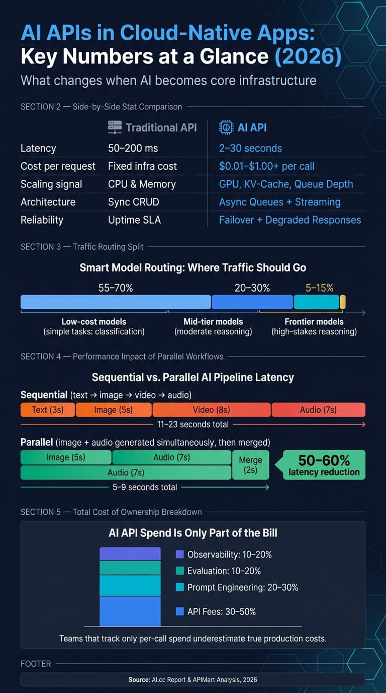 KI-APIs vs. traditionelle APIs: zentrale Metriken & Architekturverschiebungen 2026