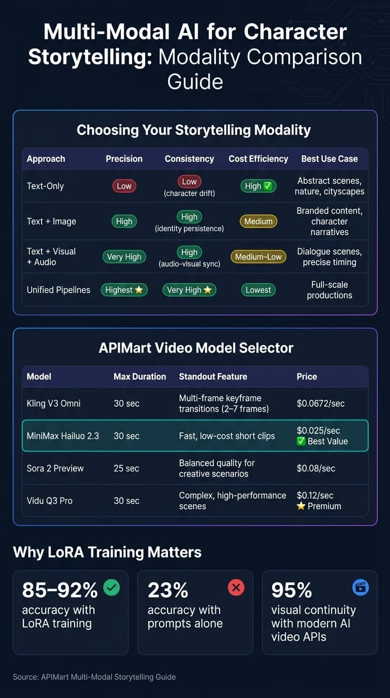 Comparación de modelos de video con IA multimodal: coste, duración y características