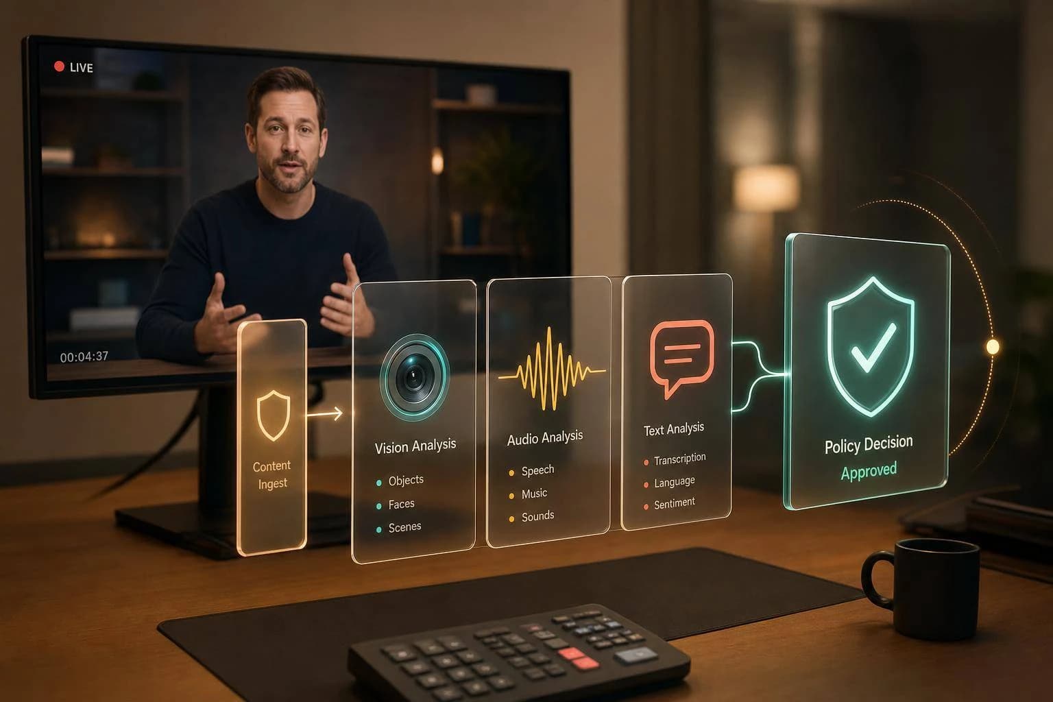 Real-Time Video Moderation with AI