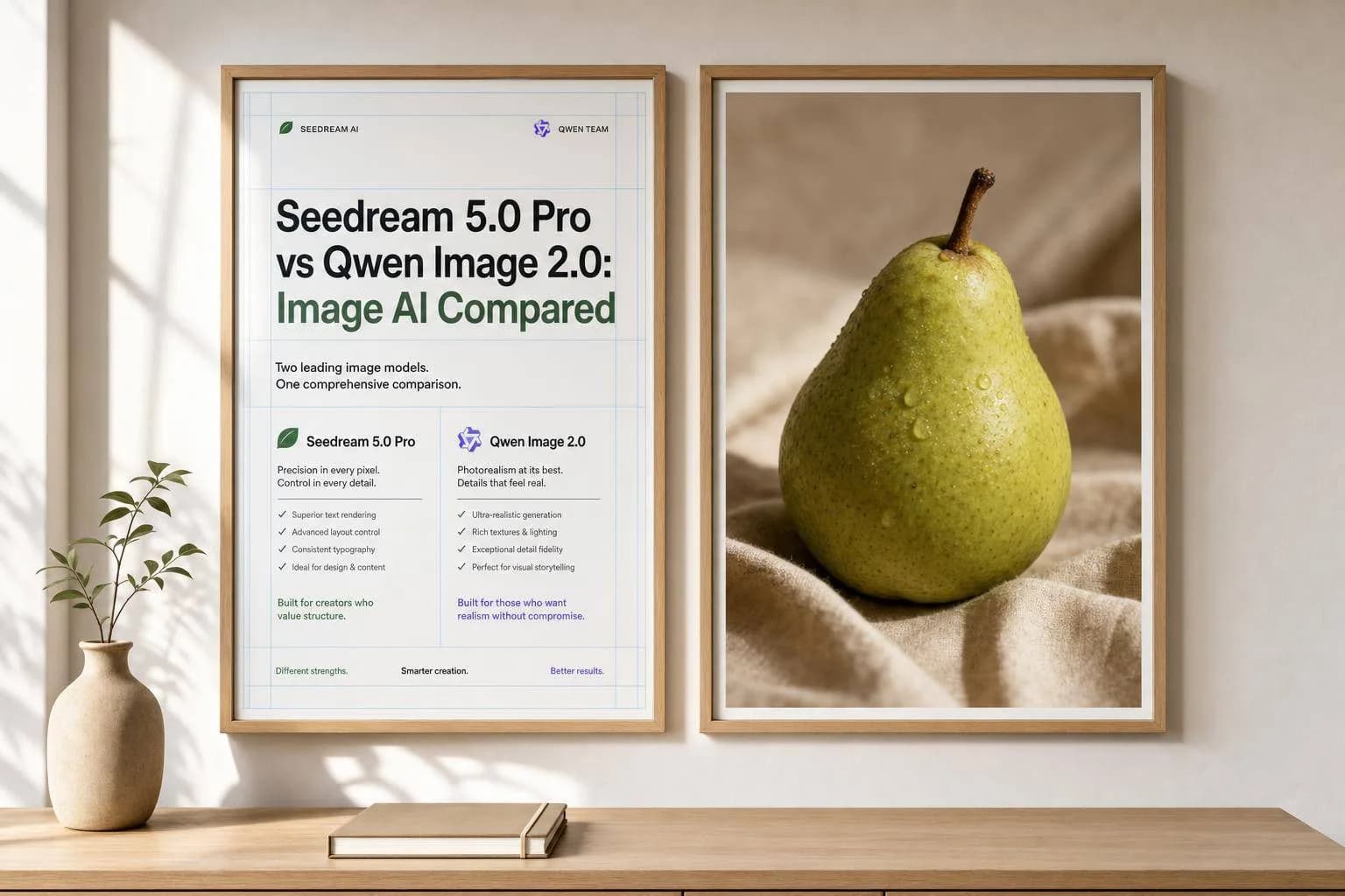 Seedream 5.0 Pro vs Qwen Image 2.0 comparés