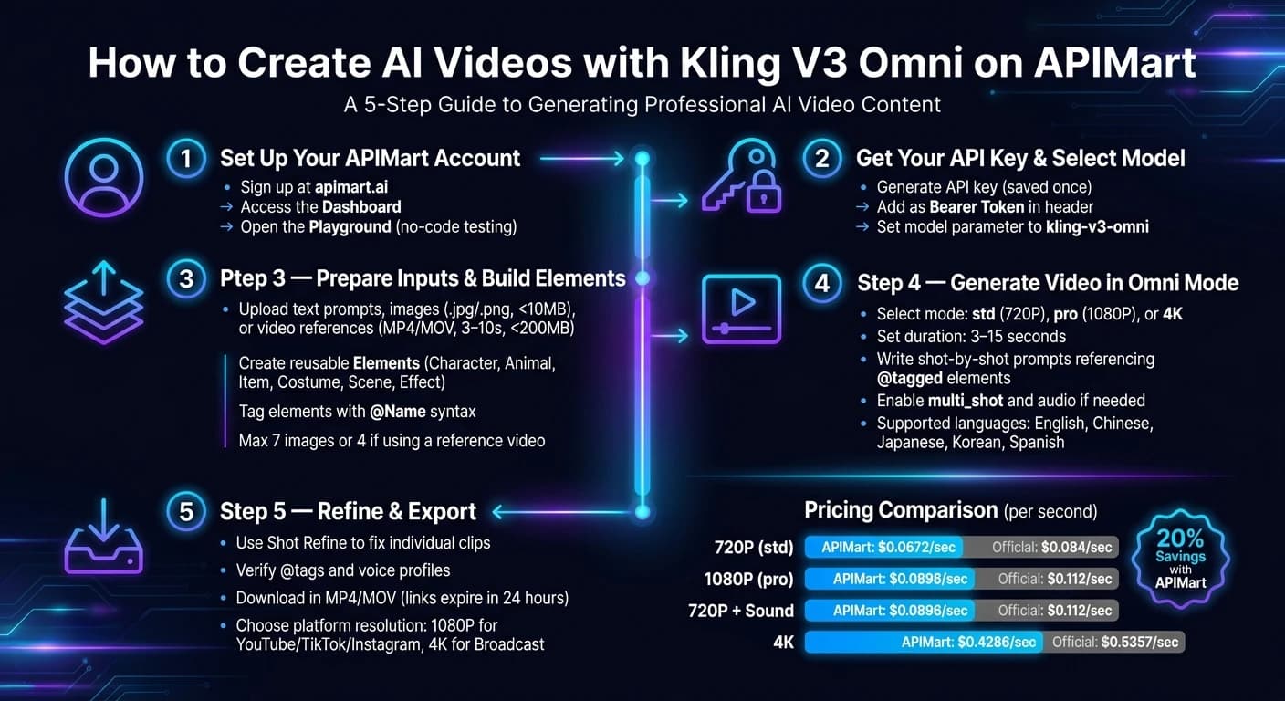 How to Create AI Videos with Kling V3 Omni: Step-by-Step Workflow
