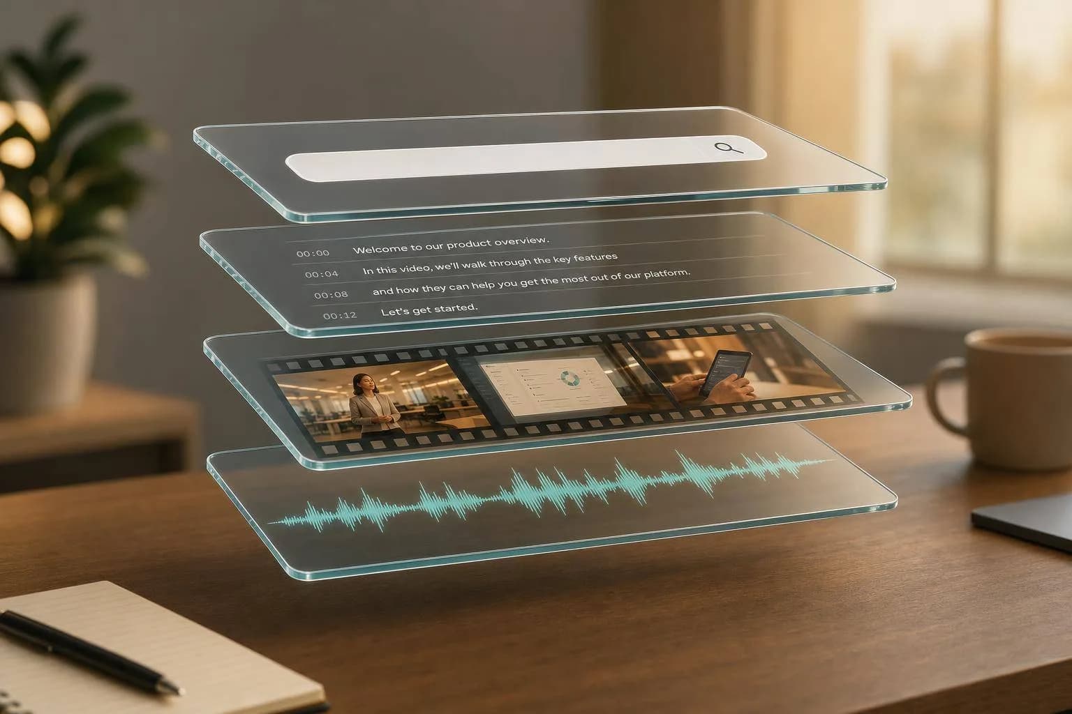 Transcription vidéo avec des API multimodales