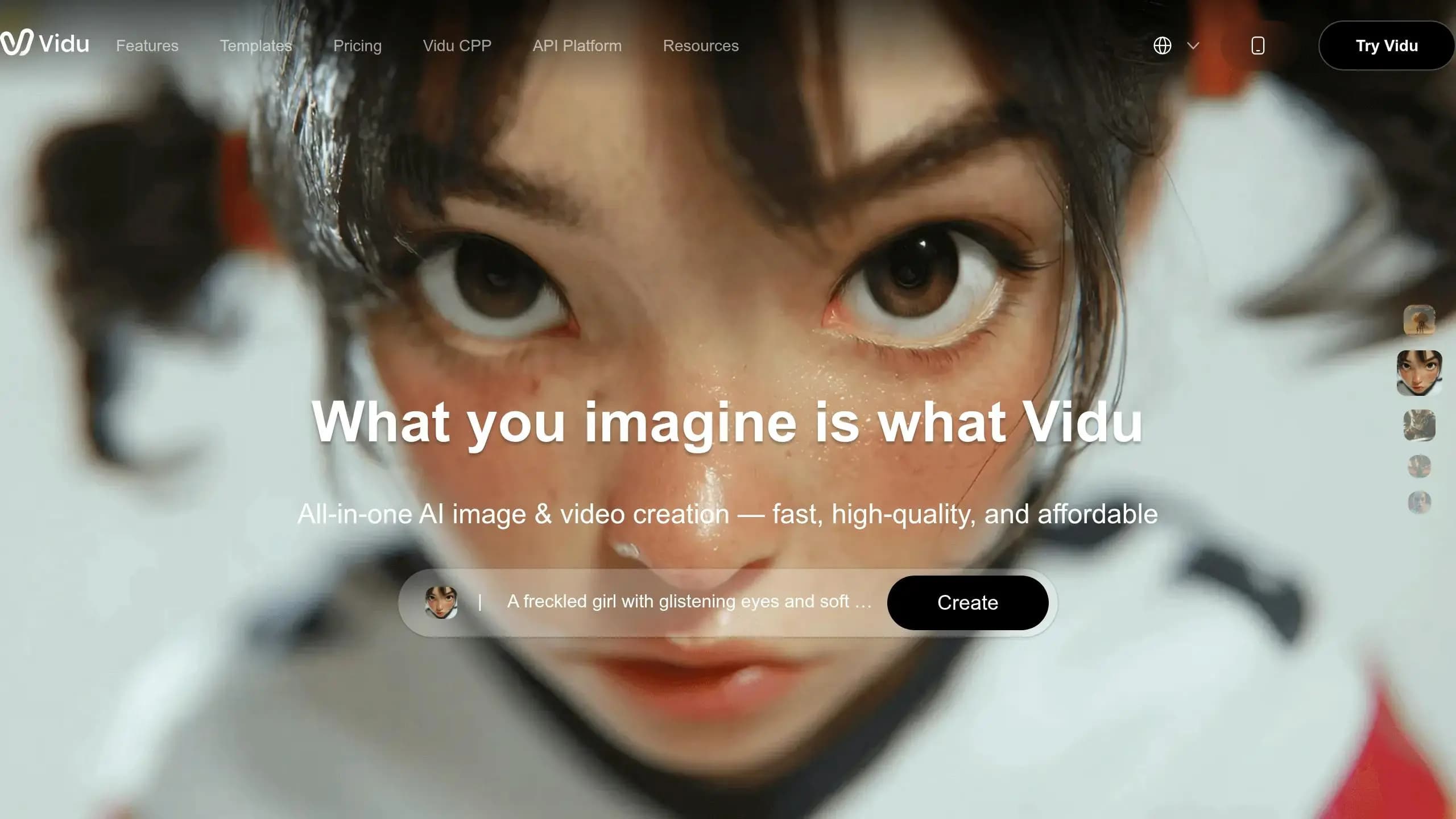 Vidu Omni Pro が生成するシネマティック動画のショーケース