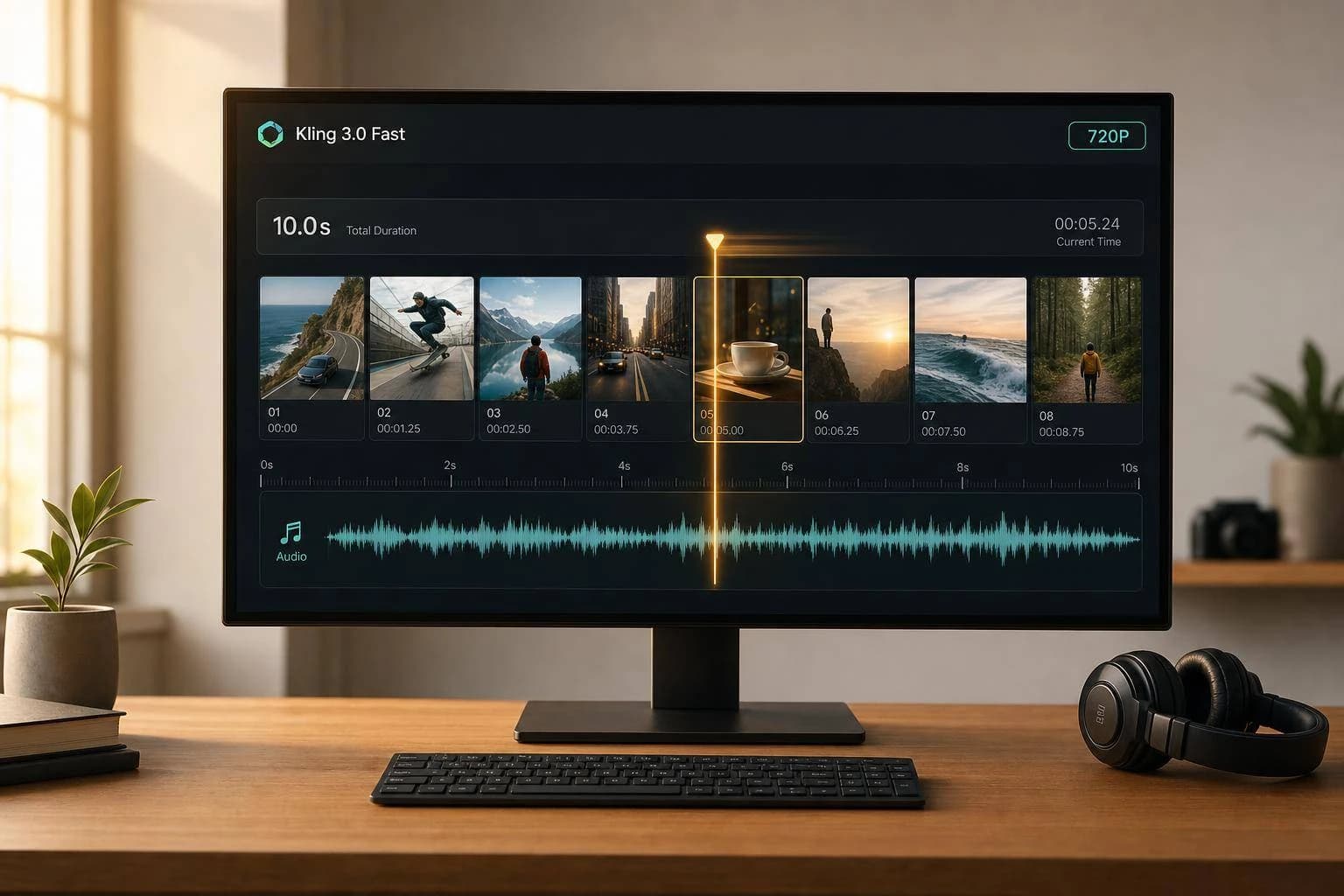 Kling 3.0 Fast: Günstiges KI-Video mit synchronem Audio