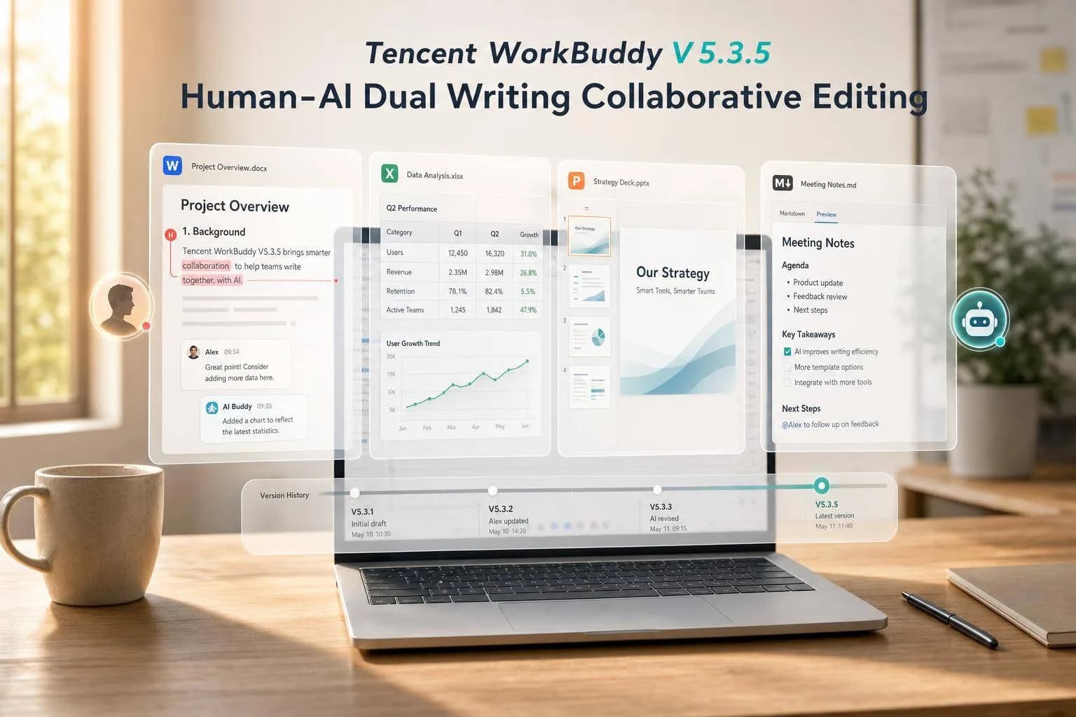 Tencent WorkBuddy V5.3.5 Dual Writing Guide