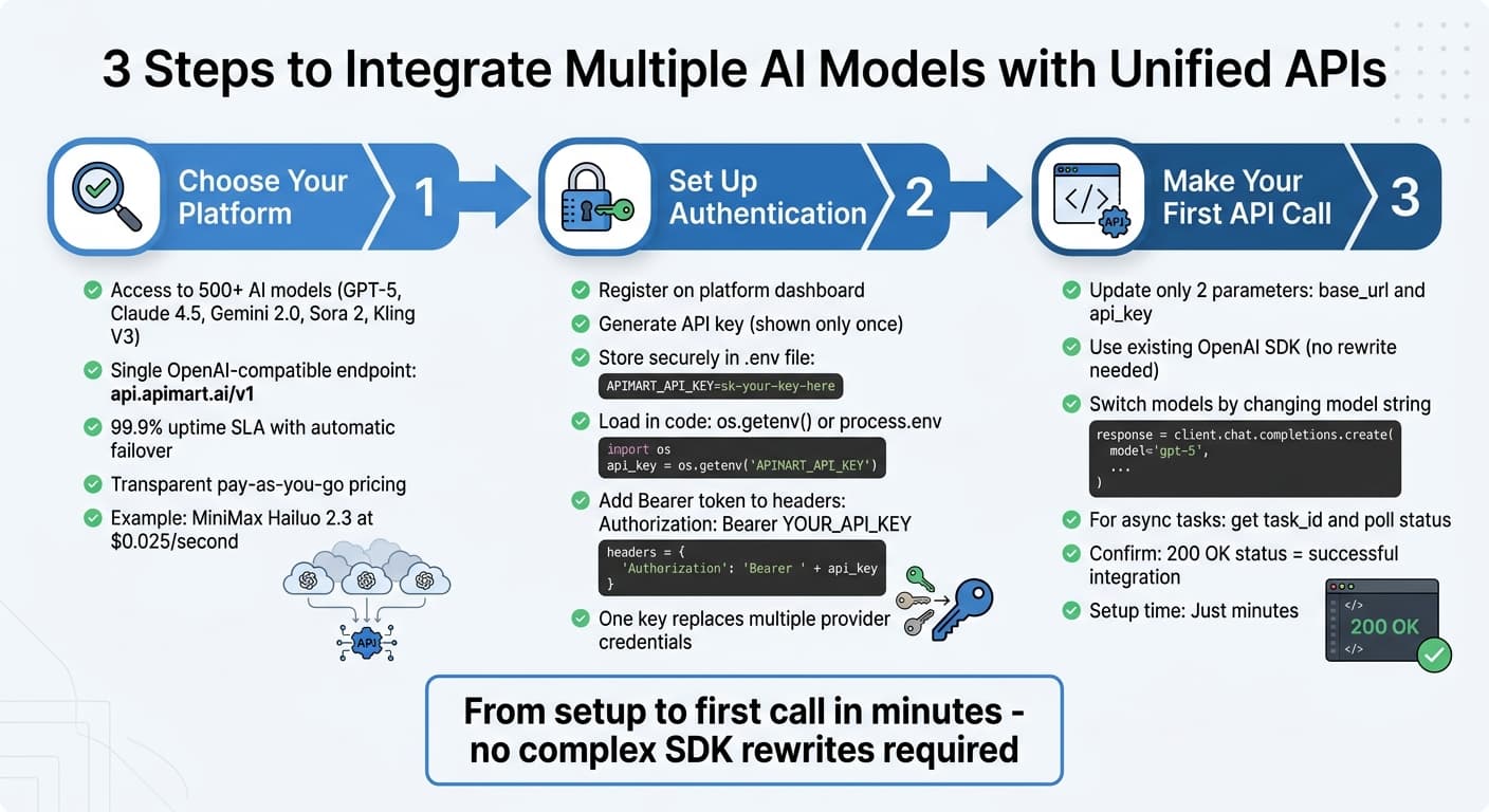 How to Integrate Multiple AI Models with One API | APIMart